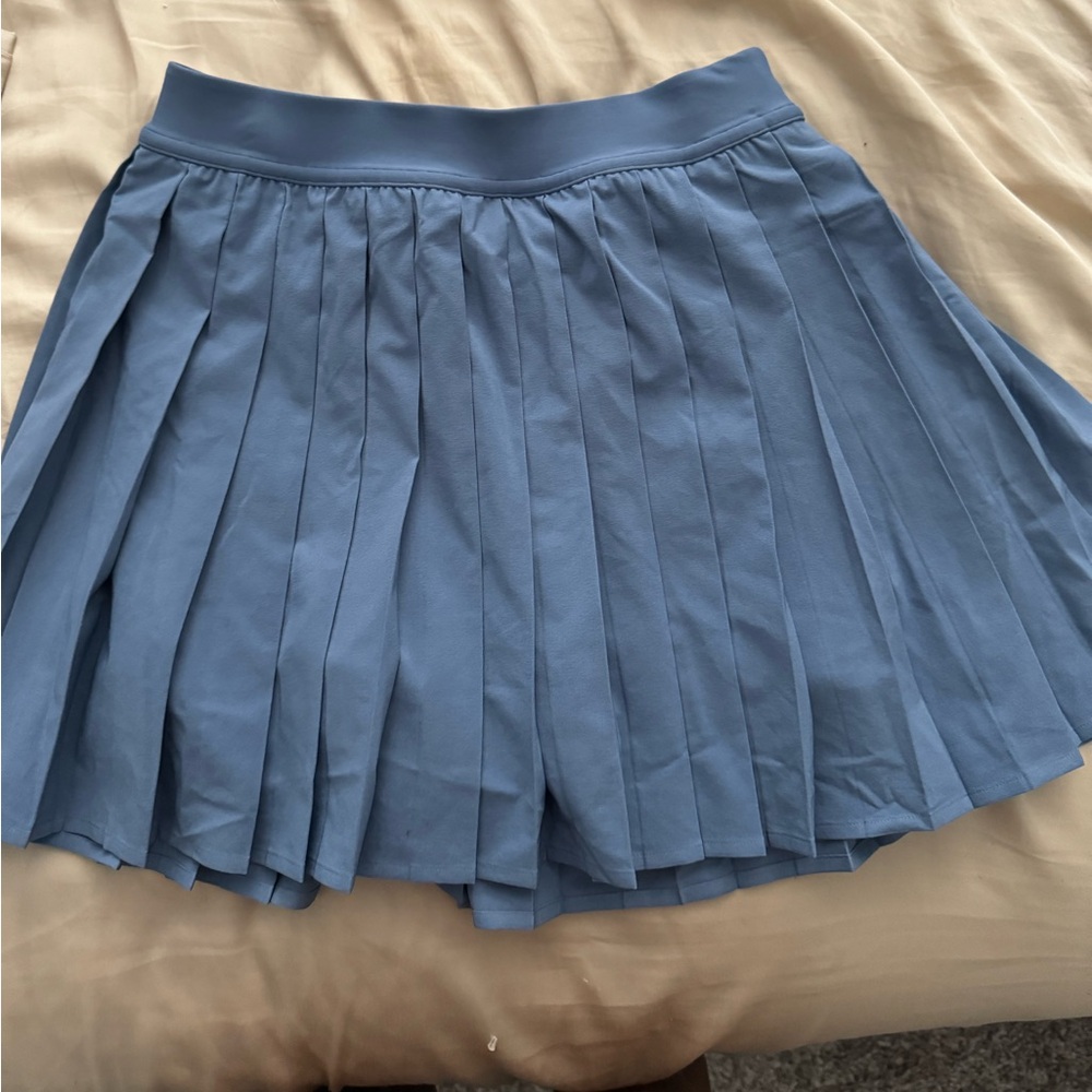 High-Rise Pleated Tennis Skirt